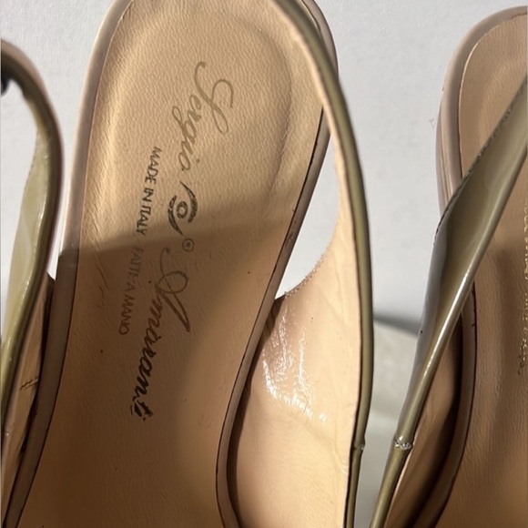 Sergio Amaranti made in Italy heelless platform shoes Women's Size 6 - Picture 4 of 9